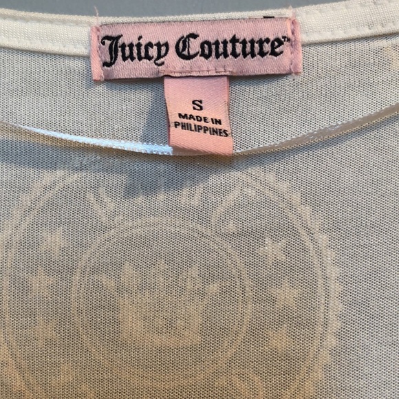 Juicy Couture gold medallion t-shirt size S last price drop - Picture 3 of 5